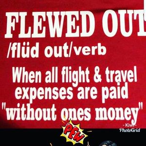 Sweatshirt “FLEWED OUT”